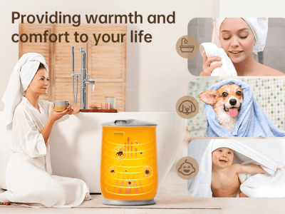 Rapid Heating Towel Warmer: Achieve 230°F in 5 Minutes for Winter Comfort​
